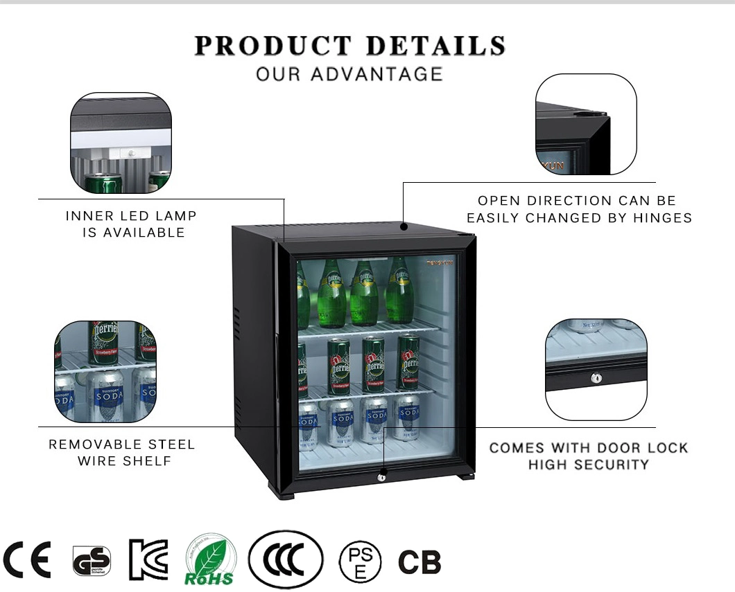 Hot Sale Beverage Can Cooler Mini Bar Fridge for Hotel