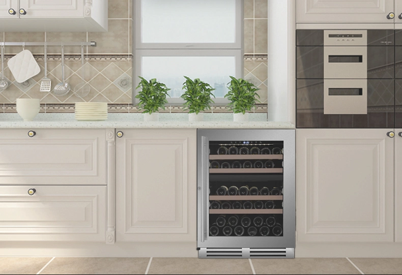 Energy Saving Wine Fridge Built-in Wine Cooler and Beverage Fridge