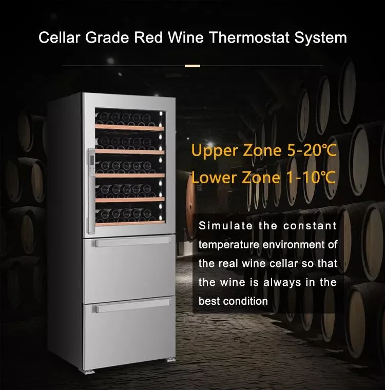 Household Commercial Compressor Wine Refrigerator and Beverage Center